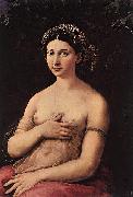 RAFFAELLO Sanzio La fornarina or Portrait of a young woman France oil painting artist